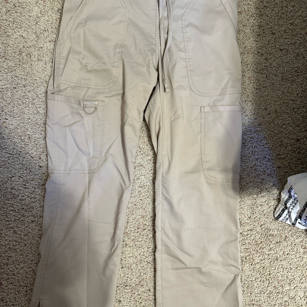 Cherokee khaki scrub pants